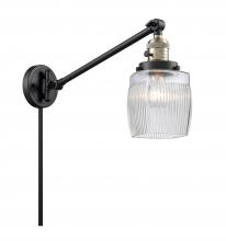  237-BAB-G302 - Colton - 1 Light - 8 inch - Black Antique Brass - Swing Arm