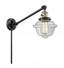 Innovations Lighting 237-BAB-G532 - Oxford - 1 Light - 8 inch - Black Antique Brass - Swing Arm