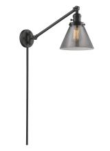 Innovations Lighting 237-OB-G43-LED - Cone - 1 Light - 8 inch - Oil Rubbed Bronze - Swing Arm