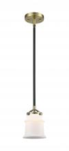 Innovations Lighting 284-1S-BAB-G181S-LED - Canton - 1 Light - 5 inch - Black Antique Brass - Cord hung - Mini Pendant