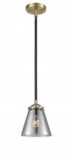 Innovations Lighting 284-1S-BAB-G63-LED - Cone - 1 Light - 6 inch - Black Antique Brass - Cord hung - Mini Pendant