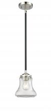  284-1S-BPN-G192 - Bellmont - 1 Light - 6 inch - Black Polished Nickel - Cord hung - Mini Pendant