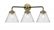 Innovations Lighting 284-3W-BAB-G44-LED - Cone - 3 Light - 26 inch - Black Antique Brass - Bath Vanity Light