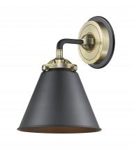 Innovations Lighting 284BP-1W-BABBK-M13-BK - Appalachian - 1 Light - 8 inch - Black Antique Brass - Sconce