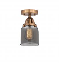 Innovations Lighting 288-1C-AC-G53-LED - Bell - 1 Light - 5 inch - Antique Copper - Semi-Flush Mount