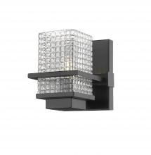 Innovations Lighting 310-1W-BK-CL-LED - Wellfleet - 1 Light - 5 inch - Black - Bath Vanity Light