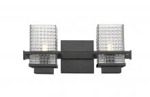 Innovations Lighting 310-2W-BK-CL-LED - Wellfleet - 2 Light - 15 inch - Black - Bath Vanity Light