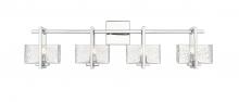 Innovations Lighting 312-4W-PC-CL-LED - Striate - 4 Light - 33 inch - Polished Chrome - Bath Vanity Light