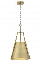 Innovations Lighting 382-1S-BB-M382-12-BB-LED - Luxor - 1 Light - 12 inch - Brushed Brass - Chain Hung - Mini Pendant