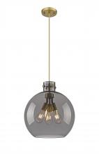 Innovations Lighting 410-3PL-BB-G410-16SM - Newton Sphere - 3 Light - 16 inch - Brushed Brass - Cord hung - Pendant