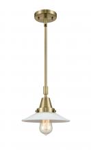 Innovations Lighting 447-1S-AB-G1-LED - Halophane - 1 Light - 9 inch - Antique Brass - Mini Pendant