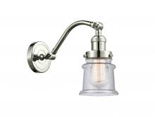 Innovations Lighting 515-1W-PN-G184S-LED - Canton - 1 Light - 7 inch - Polished Nickel - Sconce