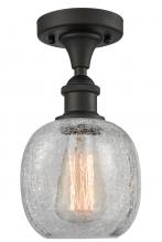 Innovations Lighting 516-1C-OB-G105-LED - Belfast - 1 Light - 6 inch - Oil Rubbed Bronze - Semi-Flush Mount