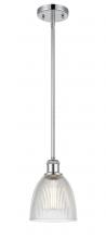 Innovations Lighting 516-1S-PC-G382-LED - Castile - 1 Light - 6 inch - Polished Chrome - Mini Pendant