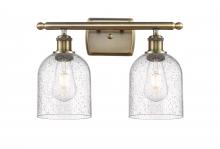  516-2W-AB-G558-6SDY - Bella - 2 Light - 16 inch - Antique Brass - Bath Vanity Light