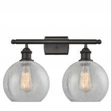 Innovations Lighting 516-2W-OB-G125-LED - Athens - 2 Light - 18 inch - Oil Rubbed Bronze - Bath Vanity Light