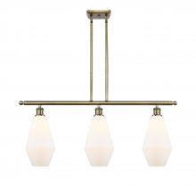 Innovations Lighting 516-3I-AB-G651-7-LED - Cindyrella - 3 Light - 36 inch - Antique Brass - Cord hung - Island Light