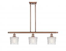 Innovations Lighting 516-3I-AC-G402-LED - Niagara - 3 Light - 36 inch - Antique Copper - Cord hung - Island Light