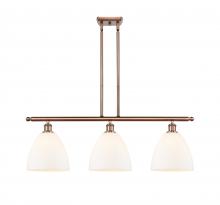 Innovations Lighting 516-3I-AC-GBD-91-LED - Bristol - 3 Light - 36 inch - Antique Copper - Cord hung - Island Light