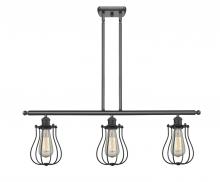 Innovations Lighting 516-3I-BK-CE513-BK-LED - Muselet - 3 Light - 36 inch - Matte Black - Cord hung - Island Light