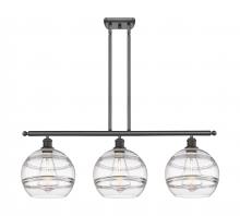  516-3I-OB-G556-10CL - Rochester - 3 Light - 37 inch - Oil Rubbed Bronze - Cord hung - Island Light