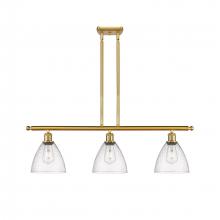  516-3I-SG-GBD-754 - Bristol - 3 Light - 36 inch - Satin Gold - Cord hung - Island Light