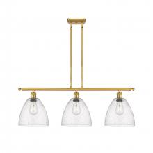  516-3I-SG-GBD-94 - Bristol - 3 Light - 36 inch - Satin Gold - Cord hung - Island Light