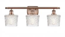 Innovations Lighting 516-3W-AC-G402-LED - Niagara - 3 Light - 27 inch - Antique Copper - Bath Vanity Light