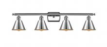 Innovations Lighting 516-4W-PC-M8-LED - Smithfield - 4 Light - 37 inch - Polished Chrome - Bath Vanity Light