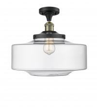  517-1CH-BAB-G692-16 - Bridgeton - 1 Light - 12 inch - Black Antique Brass - Semi-Flush Mount