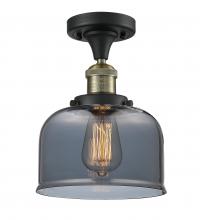 Innovations Lighting 517-1CH-BAB-G73-LED - Bell - 1 Light - 8 inch - Black Antique Brass - Semi-Flush Mount