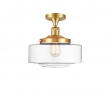  517-1CH-SG-G692-12 - Bridgeton - 1 Light - 12 inch - Satin Gold - Semi-Flush Mount