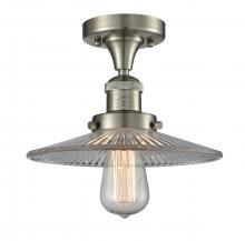 Innovations Lighting 517-1CH-SN-G2 - Halophane - 1 Light - 9 inch - Brushed Satin Nickel - Semi-Flush Mount