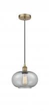 Innovations Lighting 616-1P-AB-G247-LED - Gorham - 1 Light - 10 inch - Antique Brass - Cord hung - Mini Pendant