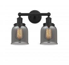 Innovations Lighting 616-2W-BK-G53 - Bell - 2 Light - 14 inch - Matte Black - Bath Vanity Light