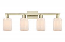 Innovations Lighting 716-4W-AB-G341 - Hadley - 4 Light - 32 inch - Antique Brass - Bath Vanity Light