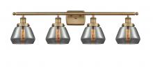 Innovations Lighting 916-4W-BB-G173 - Fulton - 4 Light - 36 inch - Brushed Brass - Bath Vanity Light