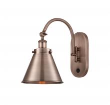 Innovations Lighting 918-1W-AC-M13-AC-LED - Appalachian - 1 Light - 8 inch - Antique Copper - Sconce