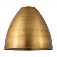 Innovations Lighting MBD-12-BB - Metal Bristol Light 12 inch Brushed Brass Metal Shade