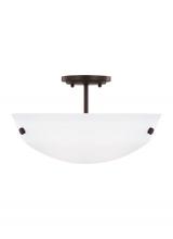 Generation Lighting 7715202-710 - Two Light Semi-Flush Convertible Pendant