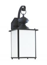 Generation Lighting 84158DEN3-12 - Jamestowne transitional 1-light LED outdoor exterior Dark Sky compliant wall lantern sconce in black