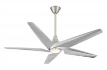 Minka-Aire F638L-BN/SL - Switch 60" LED Smart Dual Mount Ceiling Fan