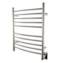 Amba Products RWH-CP - Amba RWH-CP Radiant Hardwired Curved Towel Warmer, Polished