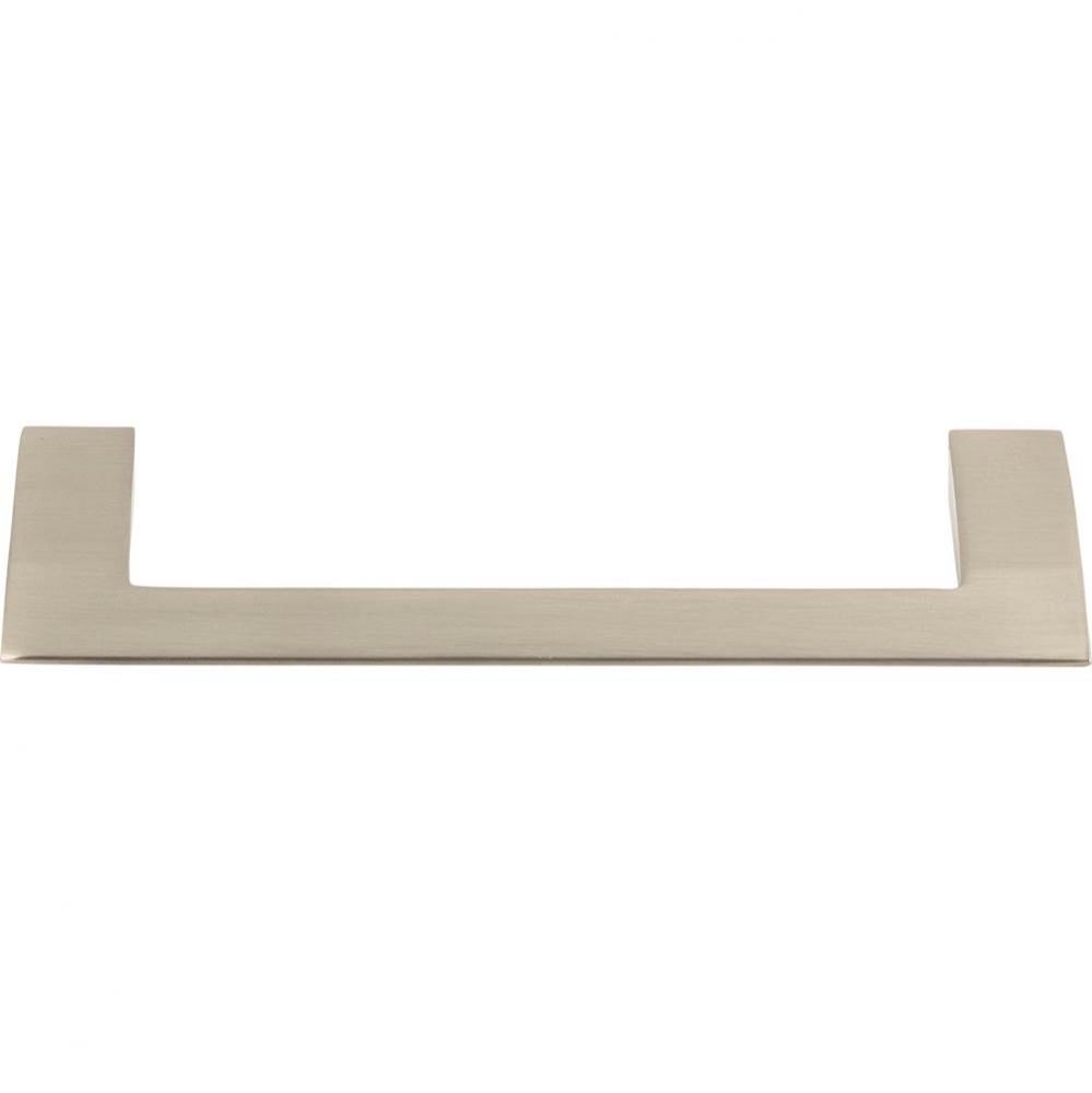 Angled Drop Pull 5 1/16 Inch (c-c) Brushed Nickel Angled Drop Pull 5 1/16 Inch (c-c) Brushed Nickel