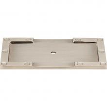 Atlas 378-BRN - Campaign L-Bracket Backplate 3 11/16 Inch Brushed Nickel