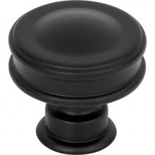 Atlas A100-BL - Oskar Knob 1 1/4 Inch Matte Black