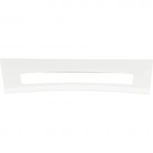 Atlas 363-WG - Mid Century Tab Pull 5 1/16 Inch (c-c) High White Gloss