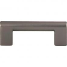 Atlas A878-SL - Round Rail Pull 3 Inch (c-c) Slate