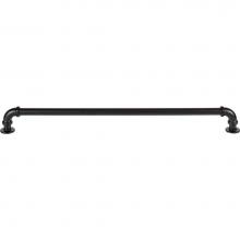 Atlas 434-BL - Steam Punk Pull 12 Inch (c-c) Matte Black