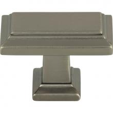 Atlas 290-SL - Sutton Place Rectangle Knob 1 7/16 Inch Slate